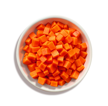 Red Diced Carrots