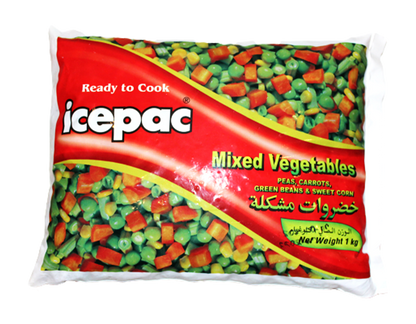 Mix-4 Peas, Carrots, Green beans and Sweet Corns